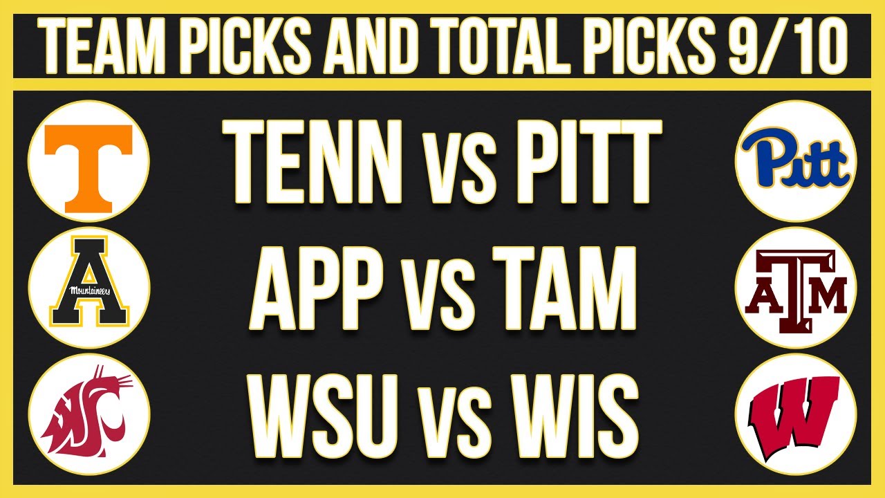 FREE College Football Picks and Predictions Today 9/10/22 NCAAF Picks