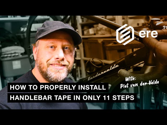 How to wrap handlebar tape like a pro | Ere Research tutorials class=