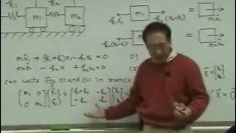 [Lecture 12-4: Multi Degree of Freedom System] Mechanical Vibration by Prof. Yang-Hann Kim at KAIST