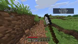 Minecraft making a flat area for my base (Realms Episode 6) Code in description 