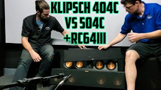 Klipsch RP-404c vs RP-504c vs RC-64 III | Center Channel Speaker Comparison! Tech With A Tech!