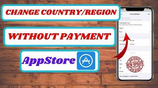 How to change app store country or region without payment method | iOS 26