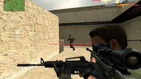 Counter Strike Source Deathmatch(*RESPAWN*) Gameplay