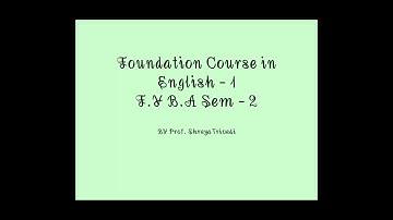 BA Sem-2, Compulsory English, Information Transfer From Visual To Verbal, By. Prof. Shreya Trivedi