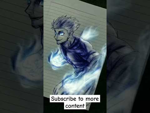 😱🔥 draw gojo