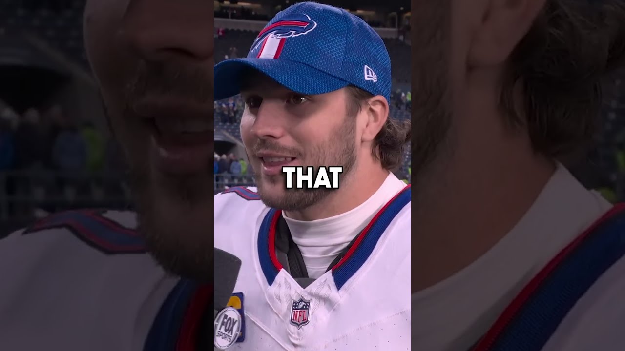 Josh Allen Says Love You To Keon Coleman Billsmafia NFL Football Friendship