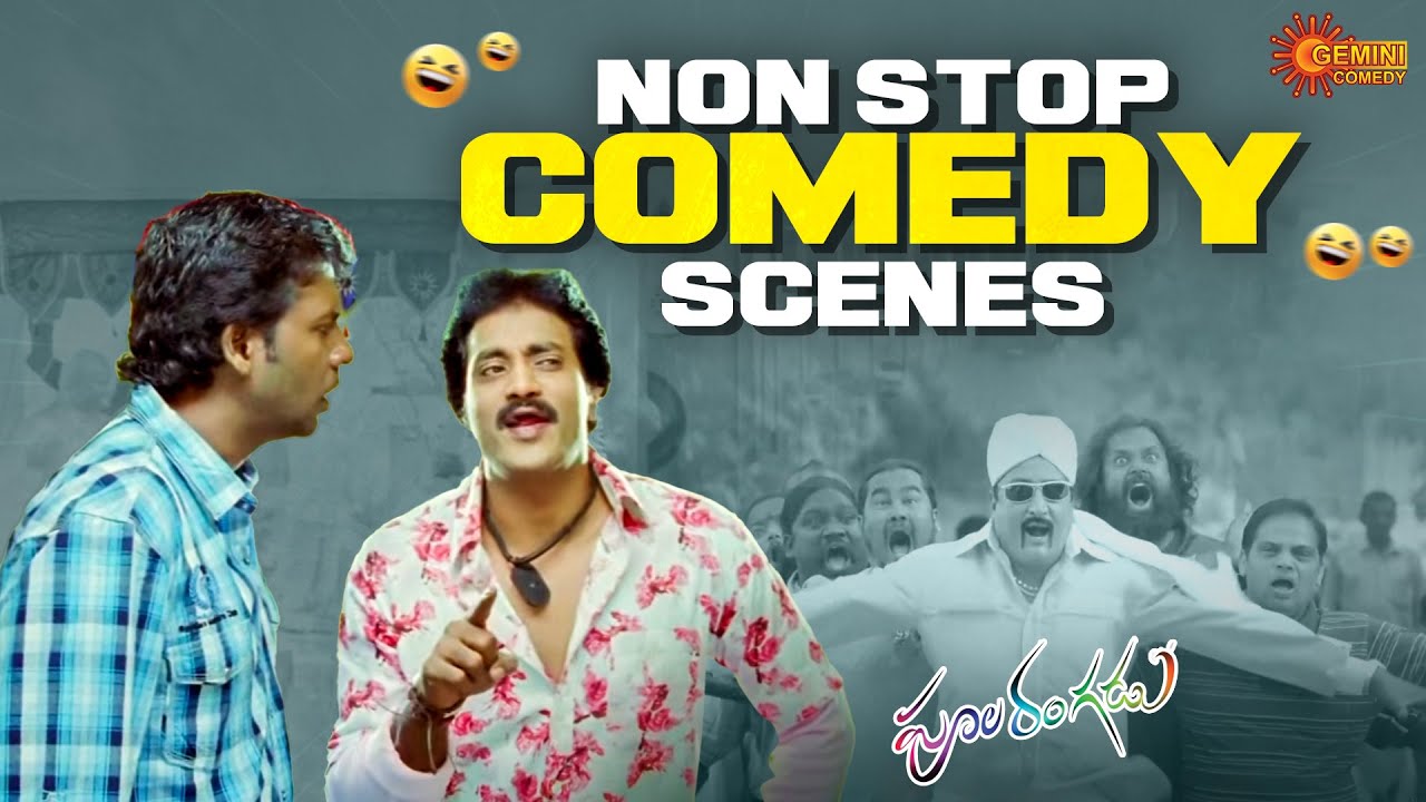 Non-Stop Fun with Sunil–Prithviraj Combo | Poola Rangadu Comedy | Telugu Comedy scene