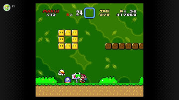 Super Mario World - P switch to fish glitch