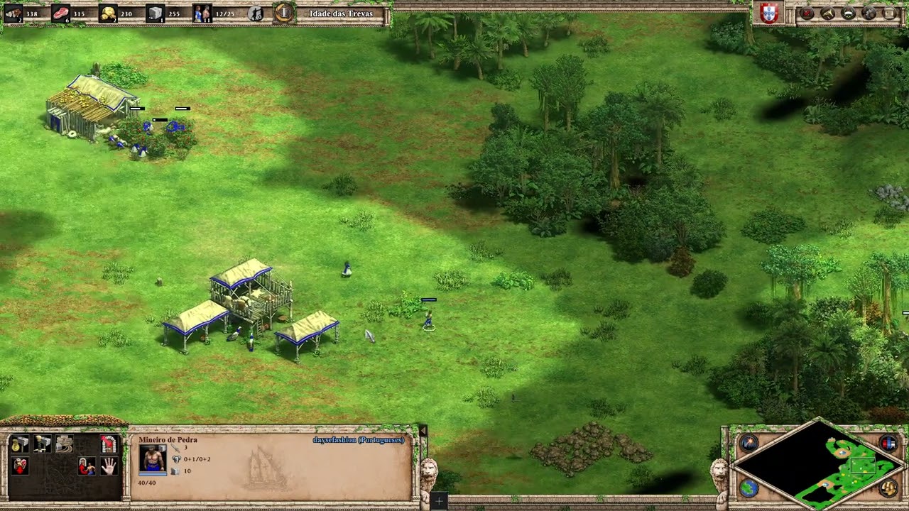 AOE II – Definitive Edition: Modo Escaramuça: Jogo Padrão – Cenotes