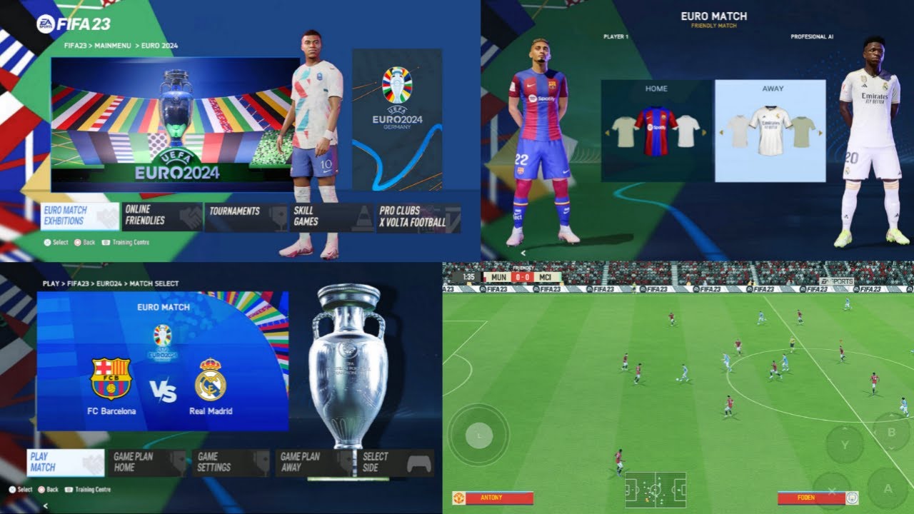 fifa 16 mod fifa 23 apk+obb+data #fifa16