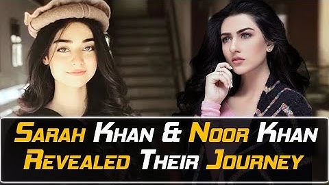 SARAH KHAN and NOOR KHAN LIVE | Beautiful Sisters | First Time Together