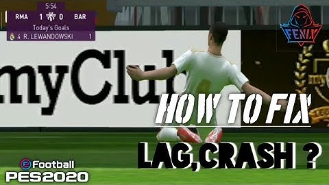 HOW TO FIX LAG/CRASH ISSUES IN PES 20 MOBILE