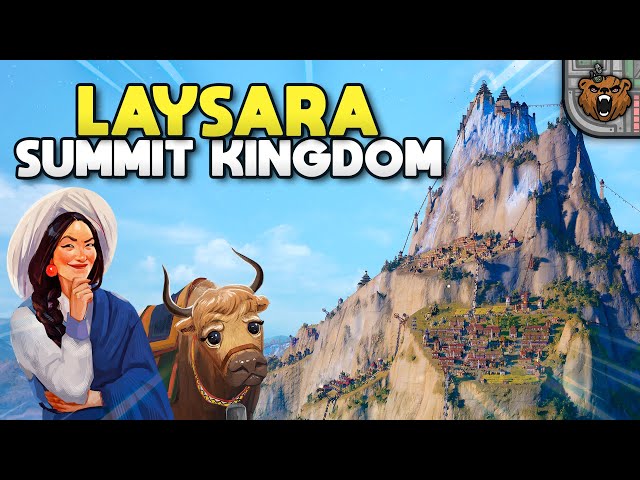 Um CONSTRUTOR DE VILA no topo do Himalaia! - Laysara Summit Kingdom 4K PT-BR