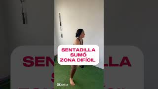 👉🏻Sentadilla sumo ZONA DIFÍCIL #rutinaencasa #motivación