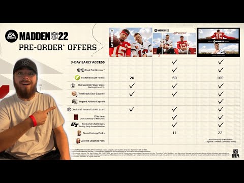 WHAT PRE ORDER EDITION OF MADDEN 22 SHOULD YOU BUY? WHICH VERSION IS WORTH IT?