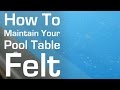 How To Maintain Your Pool Table Felt (And Avoid Burn Marks)