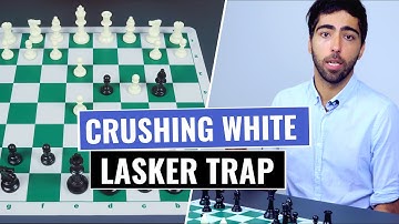 Lasker Trap | Chess Opening Trap for Black | Secret Chess Opening Tricks and Traps to Win Fast