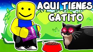 ALIMENTAR A Mi GATO Nunca Fue Tan DIFÍCIL [ROBLOX]