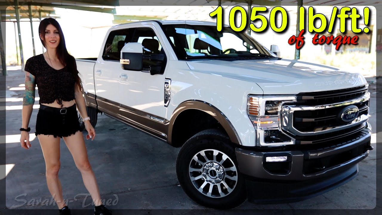 So Much Torque It Hurt! // 2020 Ford F350 King Ranch Review - YouTube