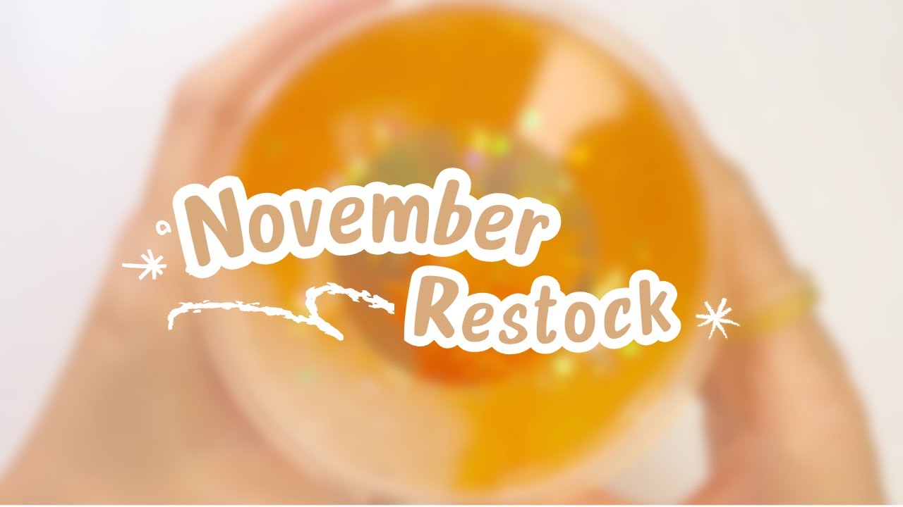 [2023.11.08 20:00]Restock Menu - YouTube