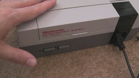 Nintendo NES Teardown & Lockout Mod (Flashing Red Light / LED)