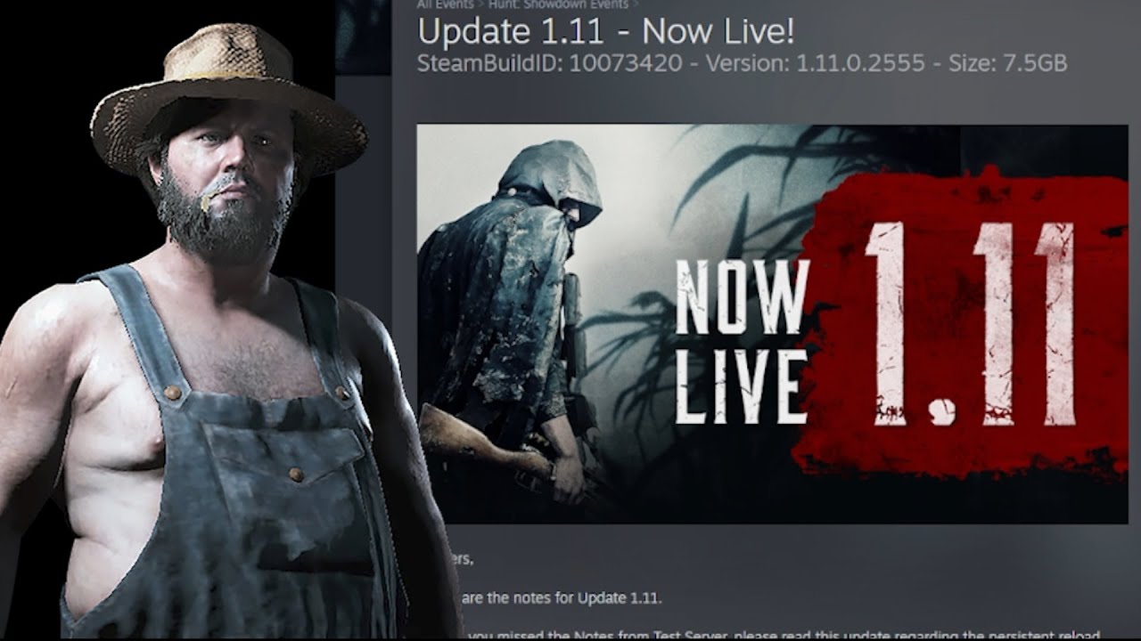 Gary Reads 1.11 Patch Notes for Hunt Showdown - YouTube