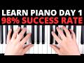 Learn piano  lesson 1 98 success rate