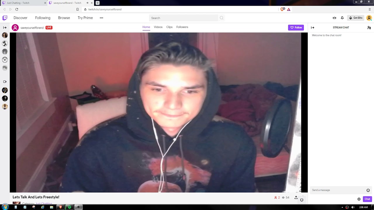 Some guy rapping on Twitch.tv - YouTube