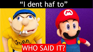 Guess The SML Character From The Quote 5 | SML Quiz | SuperMarioLogan Trivia Game
