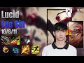 Lucid Jungle Lee Sin vs Naafiri lol KR solo rank Full Game 16.10 | 루시드 리 신 vs 나피리