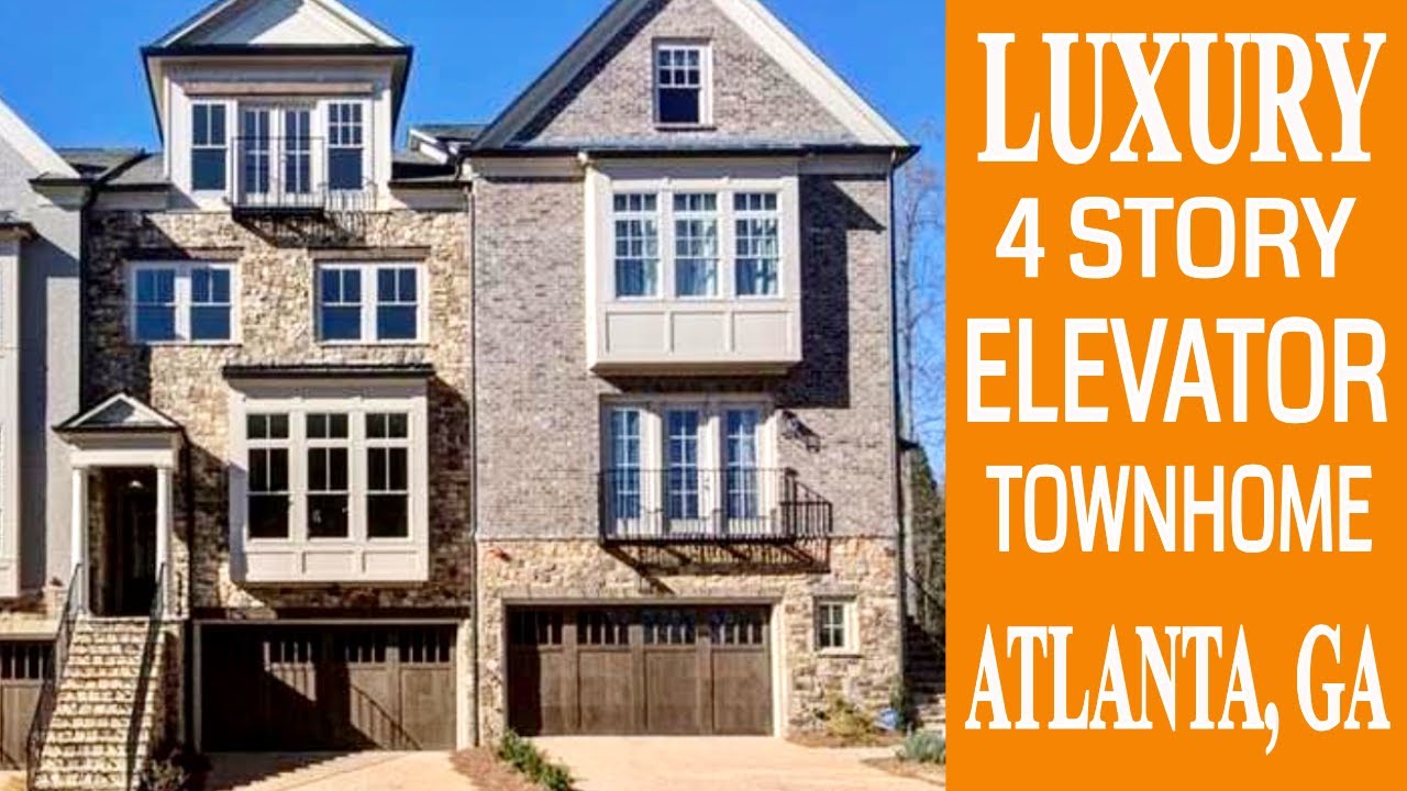 New Construction Luxury Townhome Living In Atlanta, GA YouTube