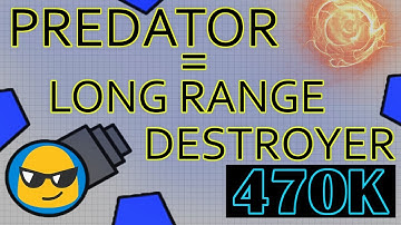 diepio predator | predator = long range destroyer | predator highscore | diepio 2017