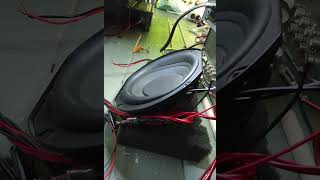 Samsung subwoofer basstest! #bass #basstest #fyp #samsung #excursion #subwoofer