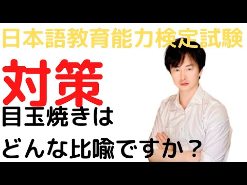 【日本語教育能力検定試験の対策】比喩の種類【意味の拡張】