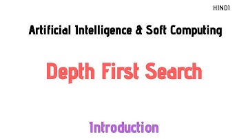 Depth First Search Algorithm (DFS)-Artificial Intelligence in Hindi