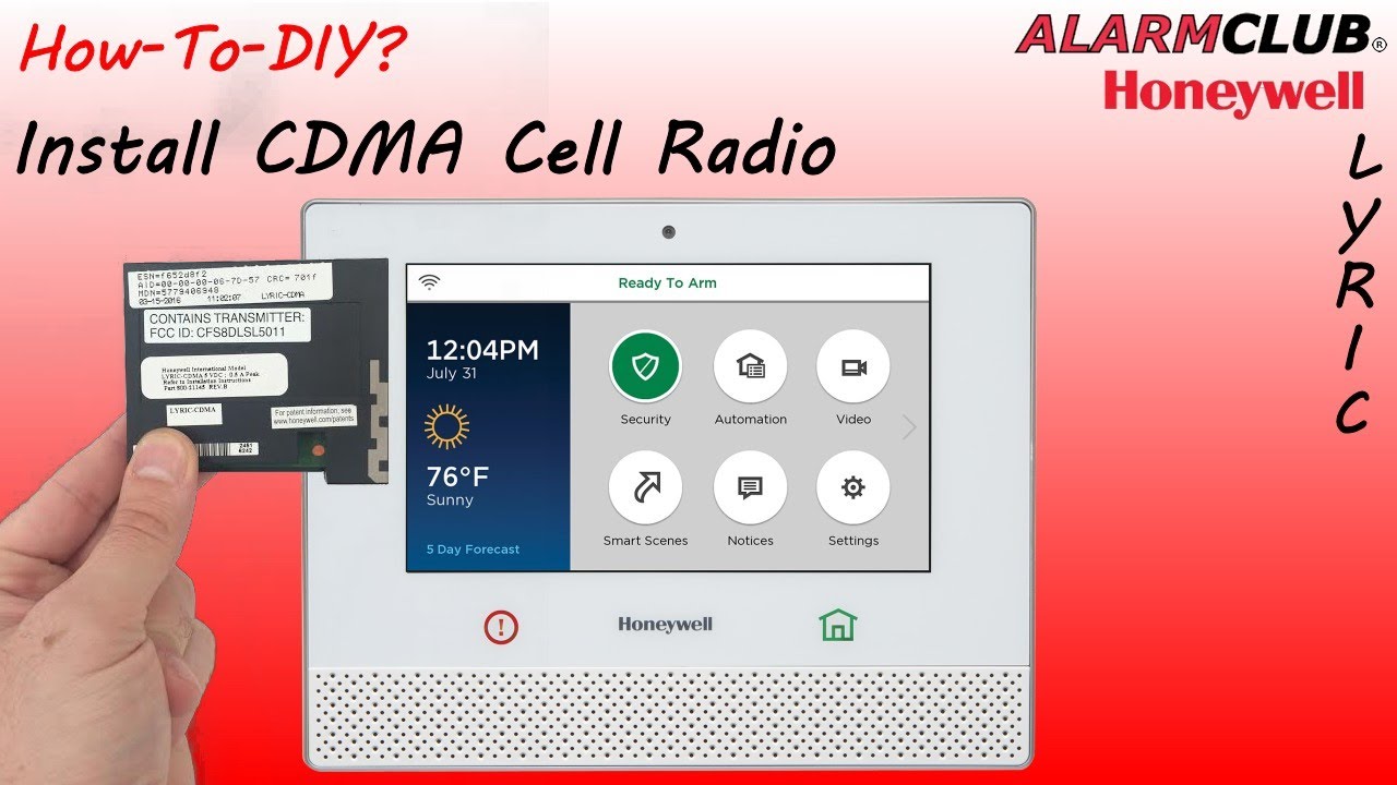 Lyic System Honeywell Lyric Cellular Communicator - How to Install into Lyric ...