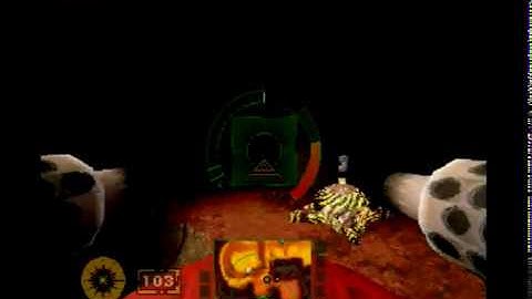 Blam! Machine Head Walkthrough (Saturn) Level 3-3 - Above the Clouds