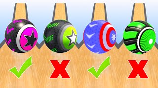 Impossible Race Between Going Balls VS Action Balls 😱 Speedrun Gameplay | Android & Ios Games screenshot 1