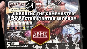 UNBOXING THE ARMY PAINTER CHARACTER STARTER PAINT SET -