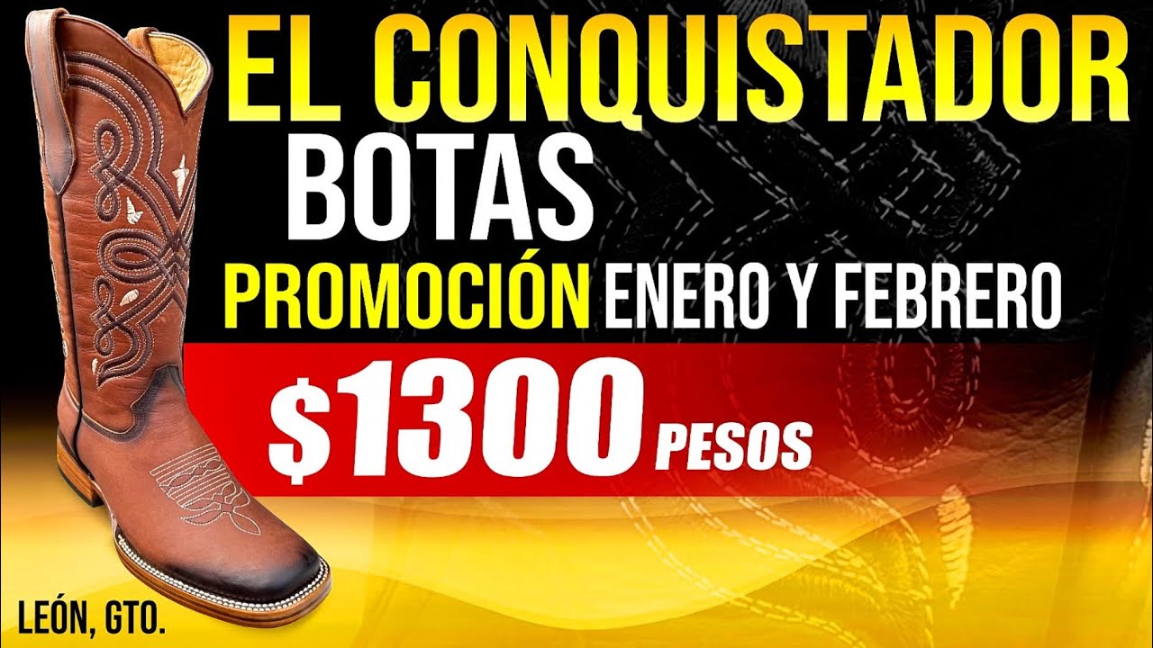Botas Vaqueras EL CONQUISTADOR promoción Enero y febrero 2025 BOTAS EXÓTICAS #boots #leather #exotic