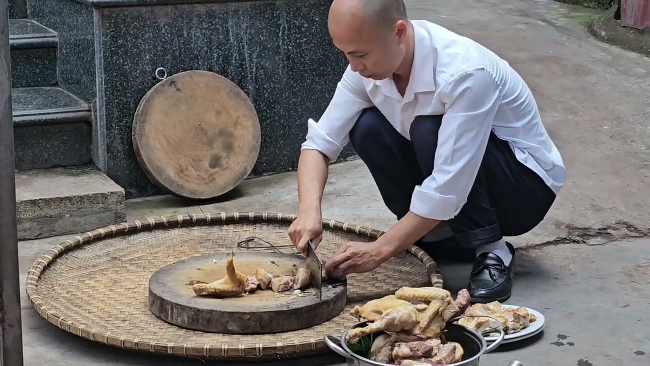 Rất nhiều cách để chặt gà một con hai đĩa .