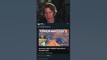 This Overwatch Youtuber keeps rage baiting me...  #froggerow #overwatch2