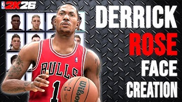 The BEST Derrick Rose Face Creation In NBA 2K26!