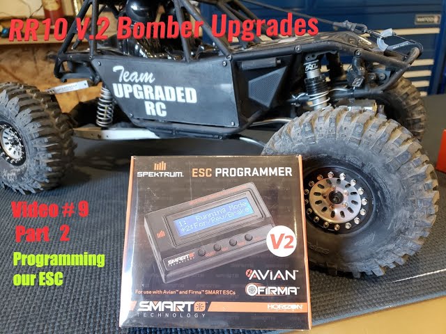 Using the Spectrum V 2 Firma Smart ESC Progammer to Program our
