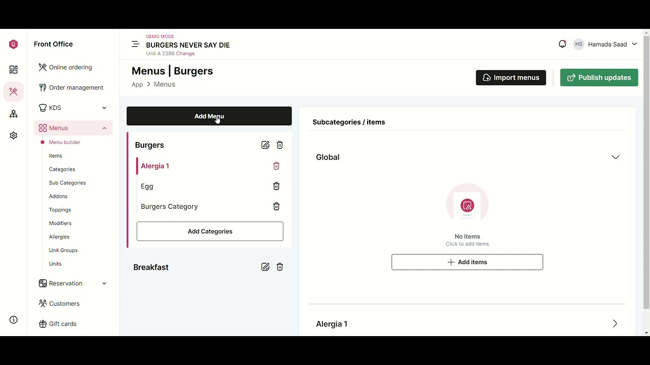 Menu Builder Add Menu - YouTube