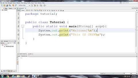 Beginning Java Tutorial: 5 New Line and Tab escape characters