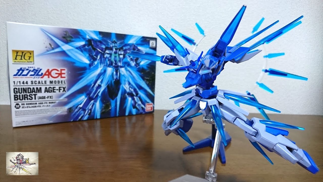 圧倒的かっこよさ Fxバーストを再現 専用のエフェクトが付属 Hg ガンダムage Fxバースト レビュー Youtube