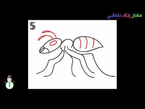 تصویری: نحوه ترسیم مورچه