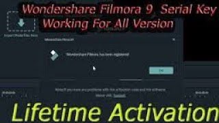 how to activate filmora9 free 101% work otherwise unsubscribe my channel.