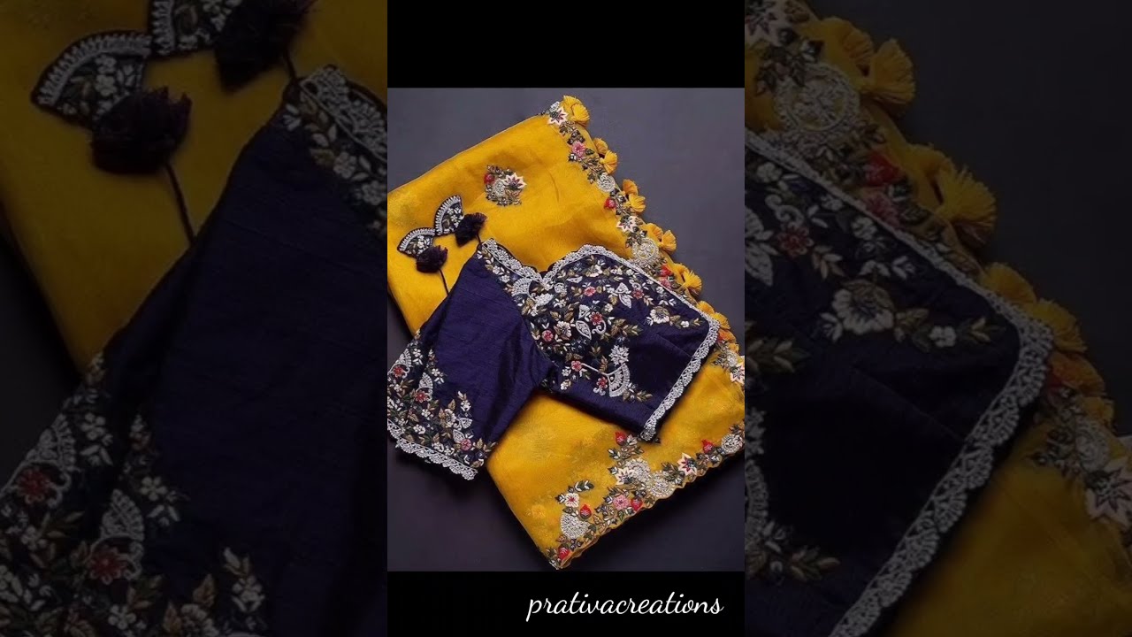 Meesho saree and blouse/new bridal saree collection2021 